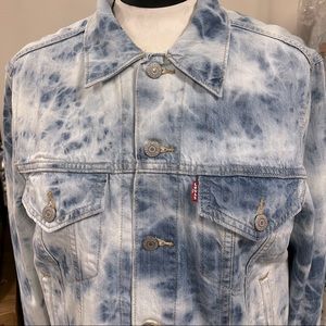 Levi’s tie dye denim jacket